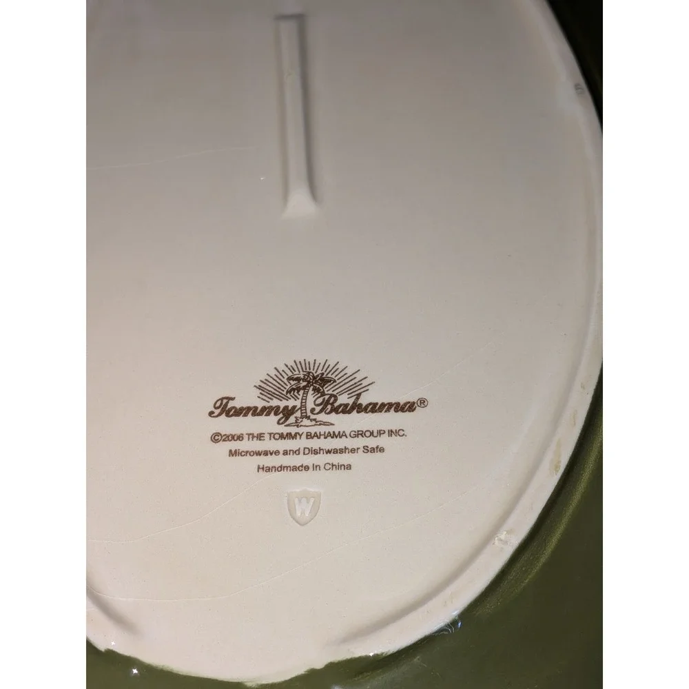 Tommy Bahama‎ Paradise Garden Hibiscus Plumeria Serving Platter Tropical 2006
